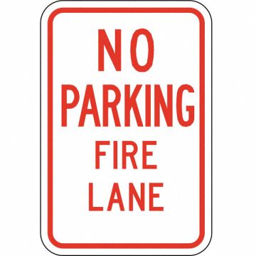 Sign No Parking Fire Lane 18X12