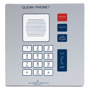 Cleanroom Telephone Flush-Mount