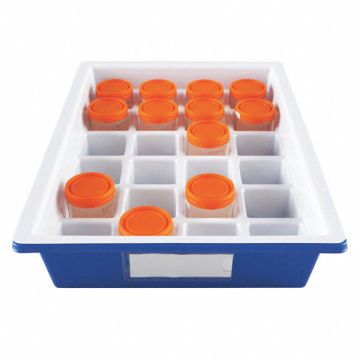 Tray 24 Slots 24 Compartments 3-5/16 H