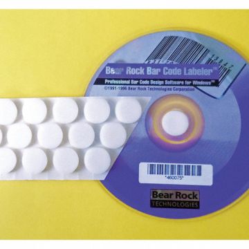 CD/DVD Foam Hubs White PK1000