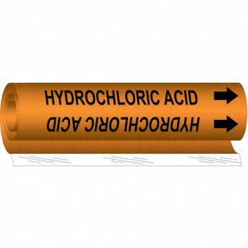 Pipe Mrkr Hydrchloric Acid 26in H 12in W