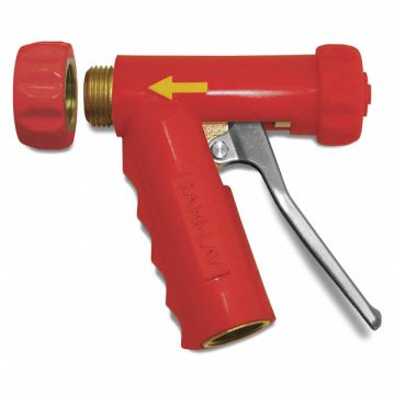 Spray Nozzle Red Brass/SS 5-1/4 L