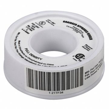 Thread Sealant Tape 1/2 W White