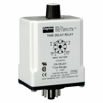 H7823 Time Delay Relay 120VAC/DC 10A DPDT