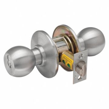 Knob Lockset 2-3/4 Backset Mechanical