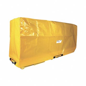 Tarp Cover 100inLx31inWx43inH PVC Yellow
