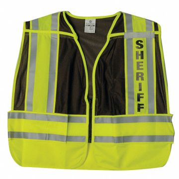 Safety Vest Brown Sheriff M/XL