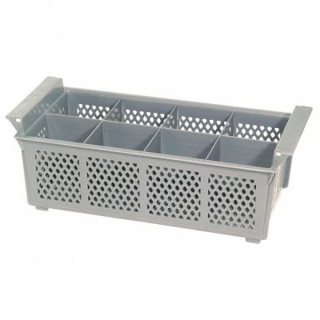 Flatware Basket Plastic 8-Compartments