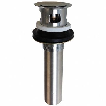 Sink Drain D 1-1/4 L 8 Brass Pop-Up