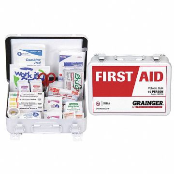 Vehicle First Aid Kit Bulk 76Pcs 10 Ppl