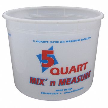 Paint Mix and Measure Container 5 qt