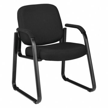 Guest Chair Black Fabric 250 lb Capacity