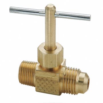 Needle Valve 1/4 in Flare to Male Pipe
