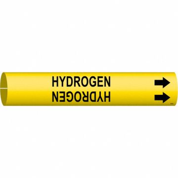 Pipe Mrkr Hydrogen 2 13/16in H 2 4/5in W