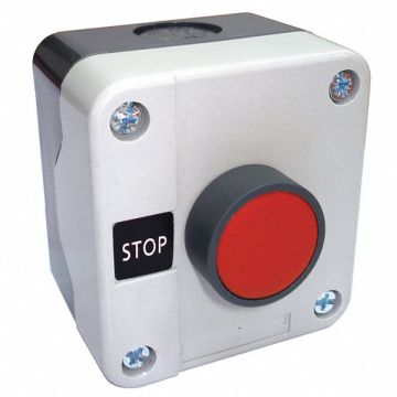 Push Button Cntrol Station 1NC Stop 22mm