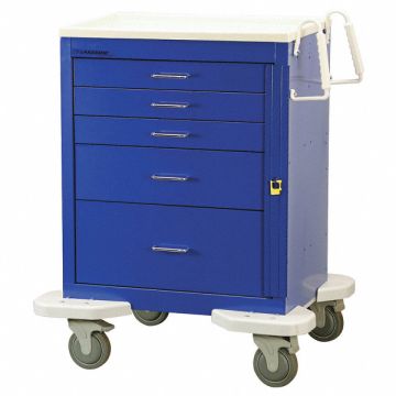 Medical Cart Blue Cabinet