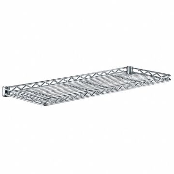 Wire Cantilever Shelf 30 W 12 D Chrome