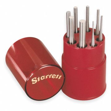 Drive Pin Punch Set 8 Pieces Steel