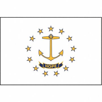 D3761 Rhode Island State Flag 3x5 Ft