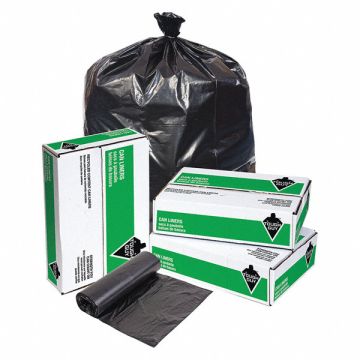 Recycled Trash Bags 40to45gal. Blk PK100