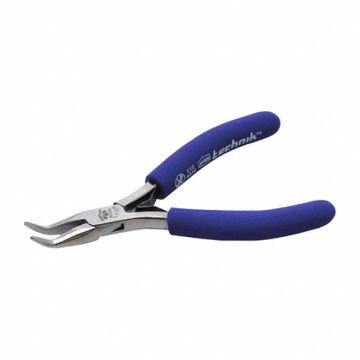 Bent Needle Nose Plier 4-1/2 L Smooth