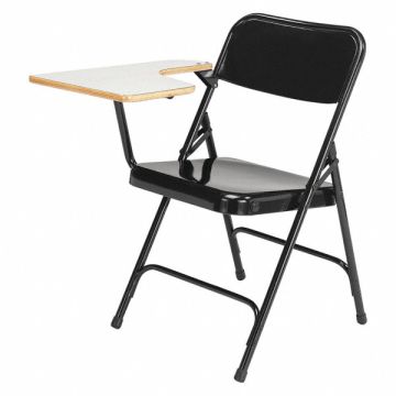 Folding Chair Right Arm Tab Black PK2
