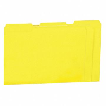 File Folders Letter Yellow PK100