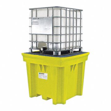 IBC Containment Unit with Drain Yellow