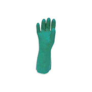 Gloves, Nitrile, Latex 25 Mils, Green, Size-9