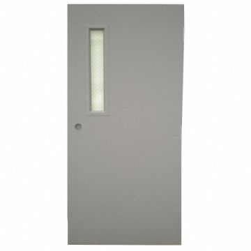 D3698 Metal Door With Glass Type 1 80 x 30 In