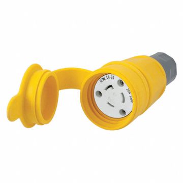 Connector L6-20R 20A 250VAC Yellow