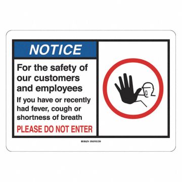 For The Safety Of Our Customers Sign