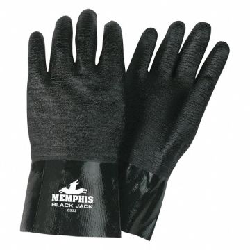 Chemical Gloves L 12 in L Blk PK12