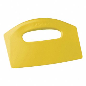 F8460 Bench Scraper Poly Yellow 8 1/2 x 5 In