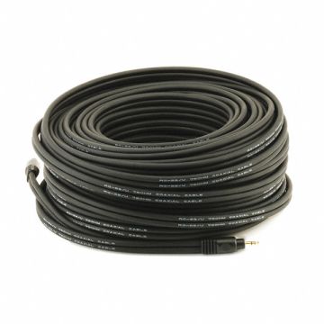 A/V Cable 3.5mm M/M cable Black 100ft
