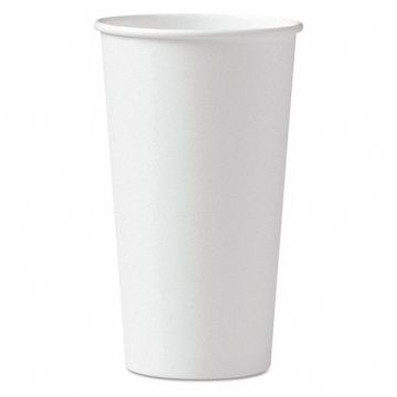 Poly Hot Paper Cups 20 oz White PK600