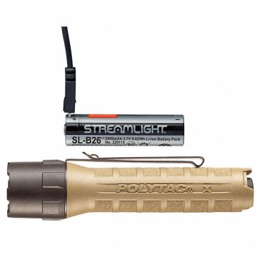 Tactical Flashlight Nylon Coyote 600lm