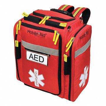 AED Backpack Nylon Red