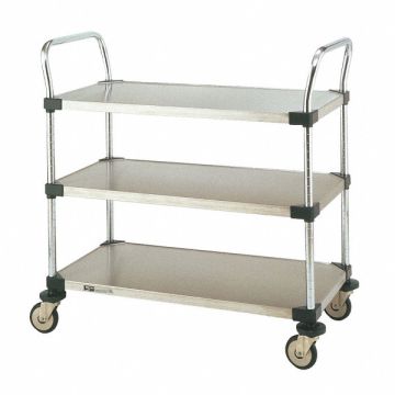 Metal Shelf Cart 375 lb SS