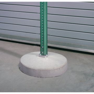 Portable Base Silver Concrete
