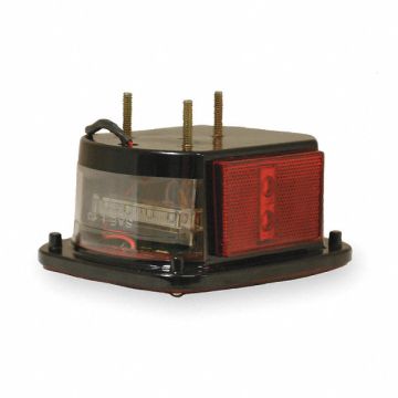 Box Lamp Square Red 5-3/4 L