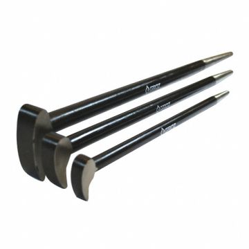 Roll Head Pry Bar Set 12 16 and 20