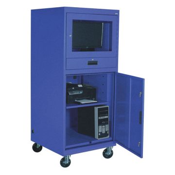 Mobile Computer Cabinet 30 Overall W.