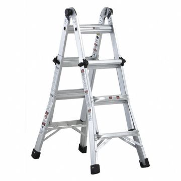 Multipurpose Ladder Aluminum 300lb 13ft.