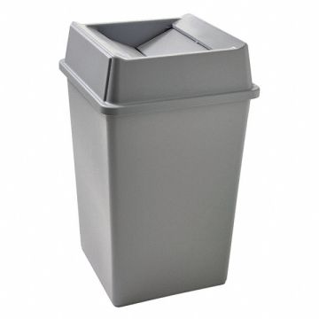 Trash Can Gray 27-5/8 H