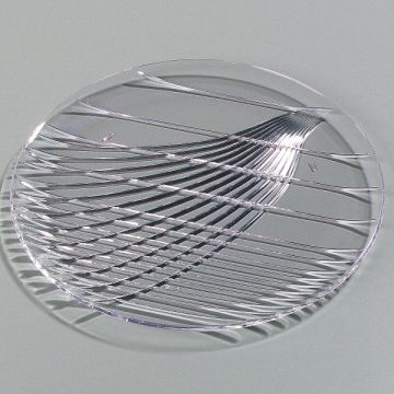 Festival Tray Round Clear PK12