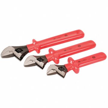 Adj. Wrench Sets Steel Natural 8 to 12