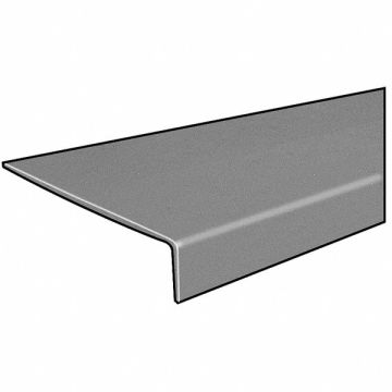 Stair Tread Cover Gray 144in W Polyester