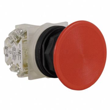 Non-Illuminated Push Button Plastic Red