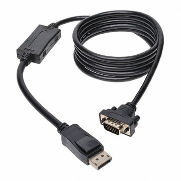 DisplayPort Cable VGA Adapter M/M 6ft